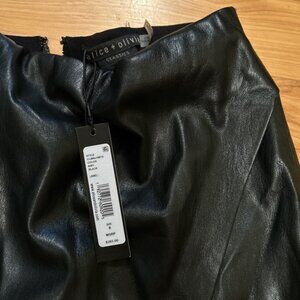 Alice + Olivia | Vegan Leather Skort